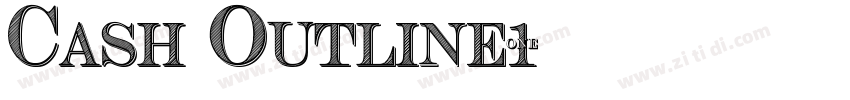 Cash Outline字体转换